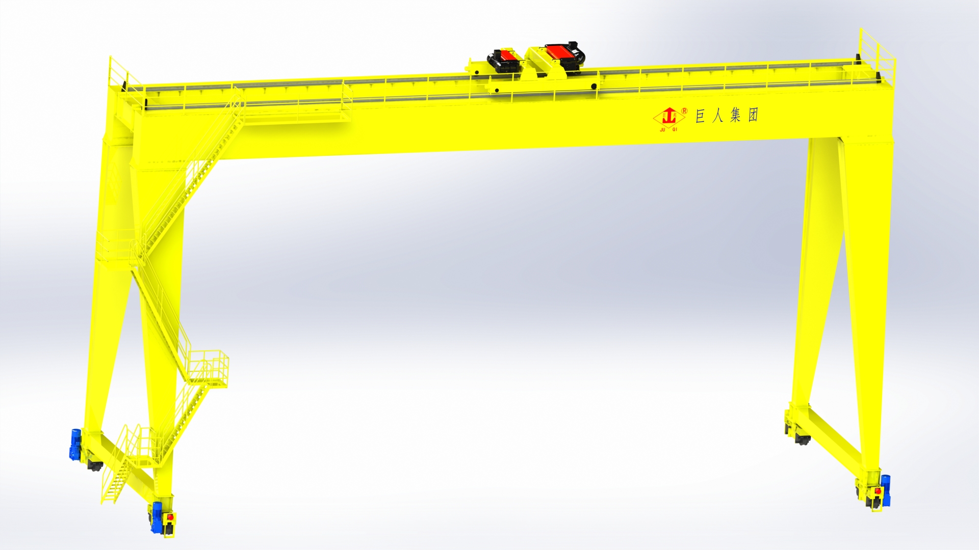 新型葫芦双梁门式起重机